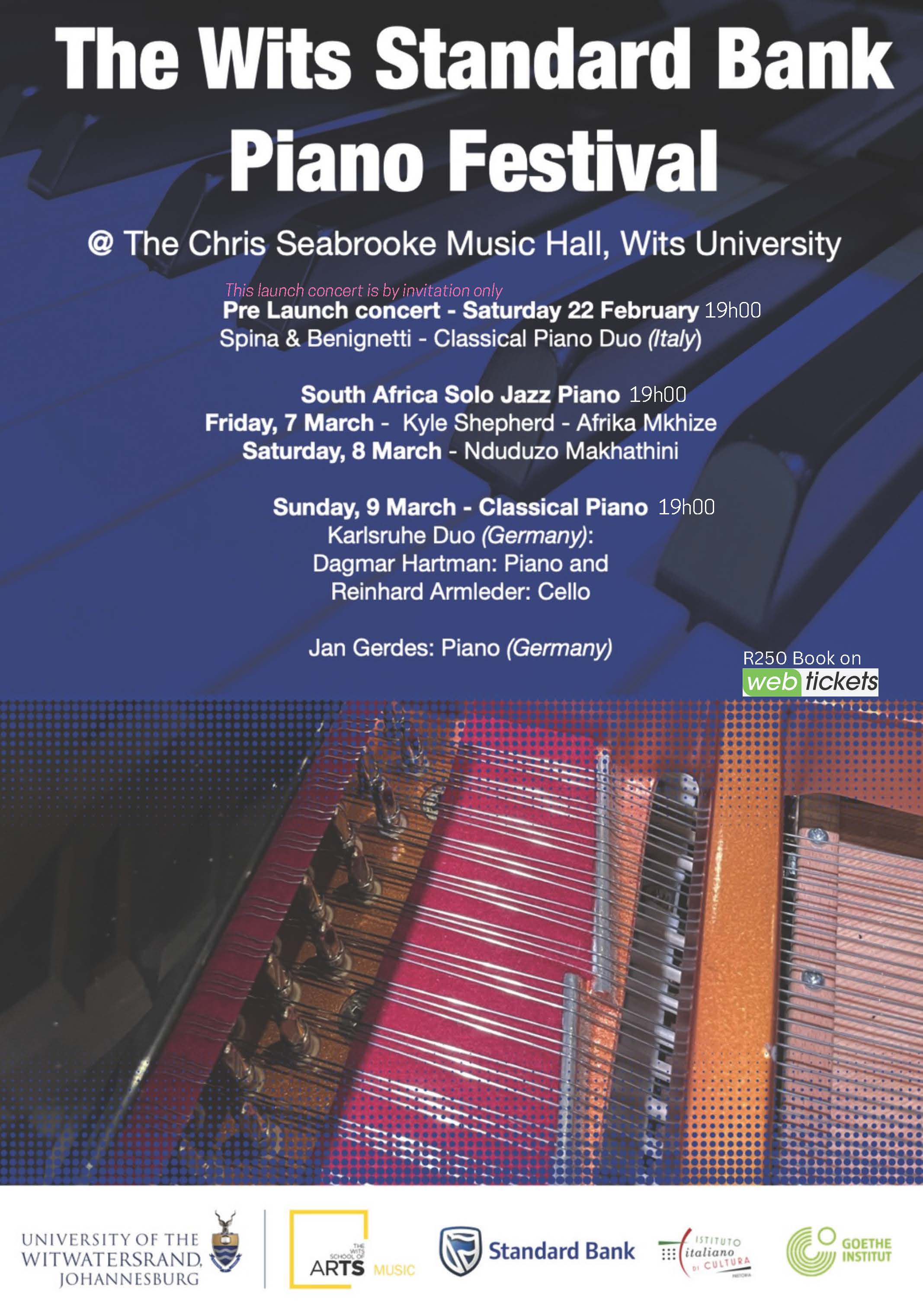 The Wits Standard Bank Piano festival The Wits Standard Bank Piano festival